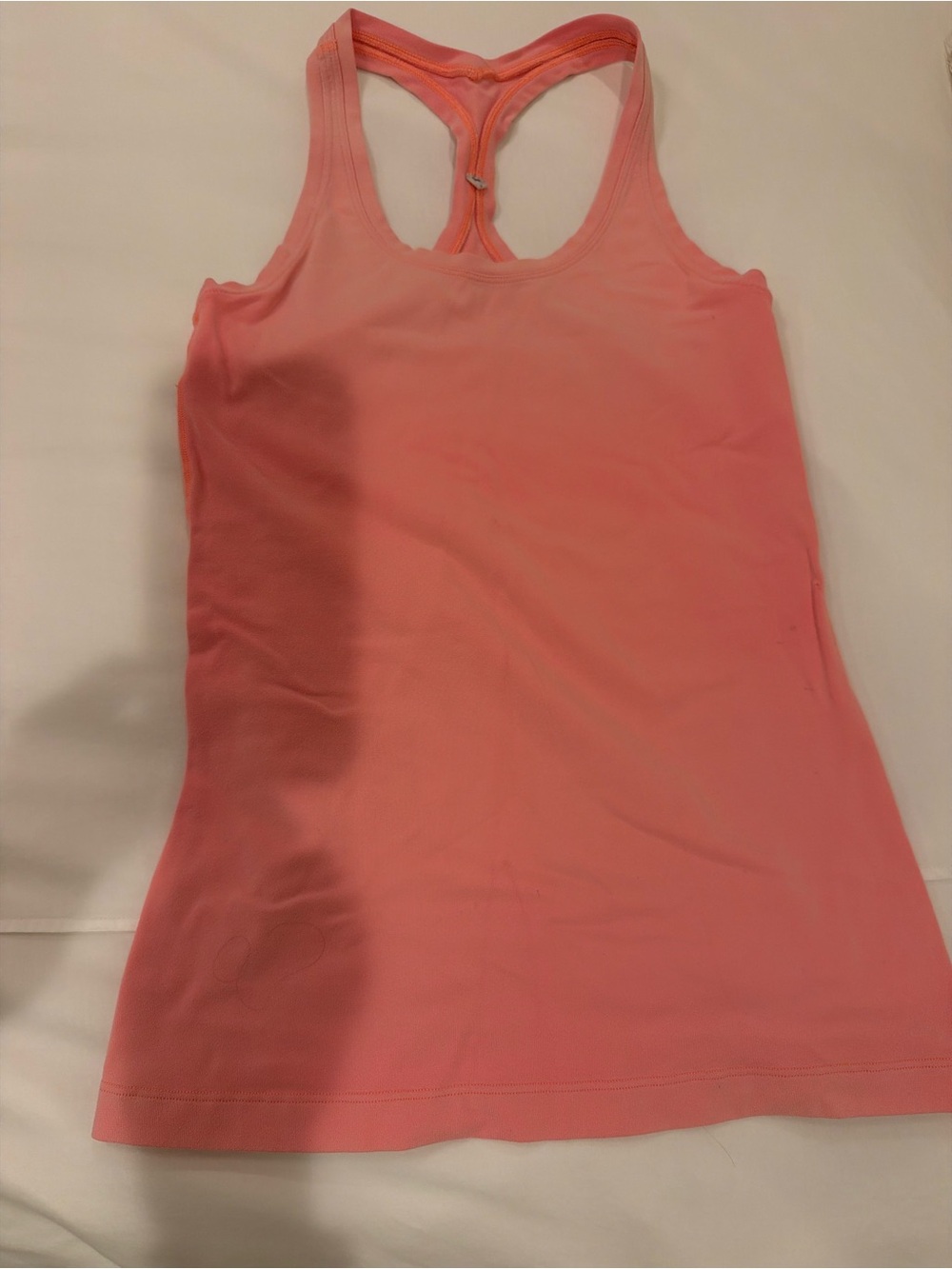 lululemon athletica Coral Pink Racerback Tank
